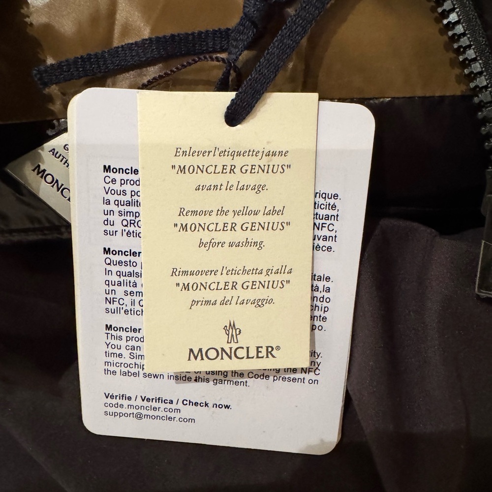 Moncler Tripiti Down Jacket with Gold Interior - Picture 5 of 8